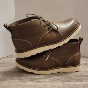 Men's Brown Leather Boots